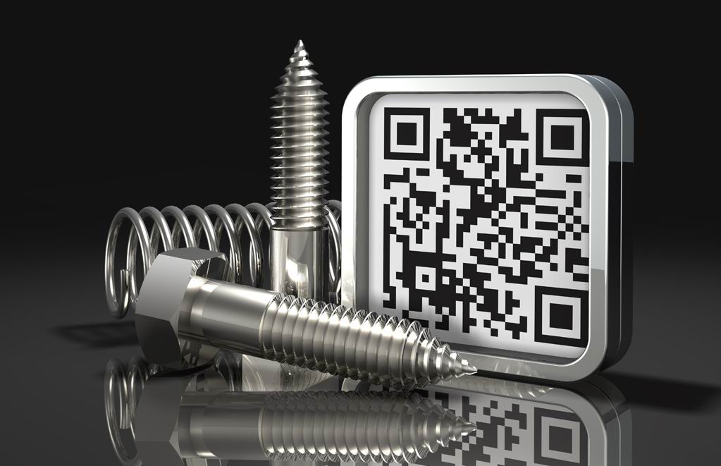 QR-код в металлической рамке — узнаваемый образ SBQR